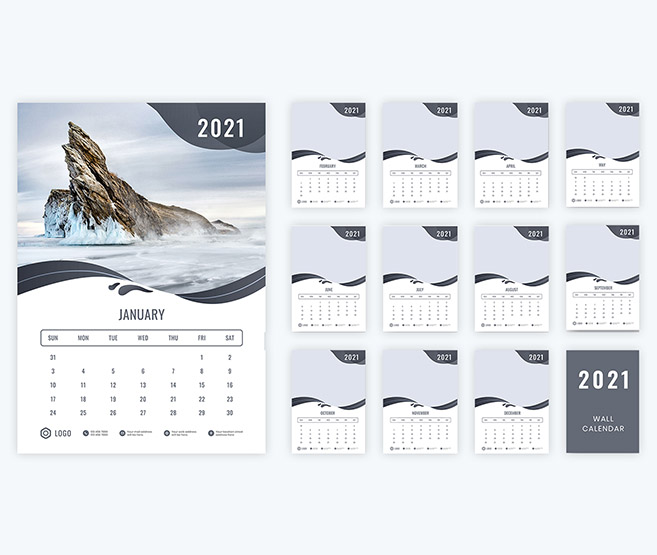 Get an attractive calendar design for your company